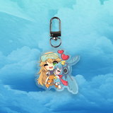 Sigrid and Bird -- Acrylic Keychain