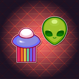 Ghosty Saige - Pin Set 1 "UFO and Alien"