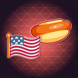 Ghosty Saige - Pin Set 2 "America and Glizzy"