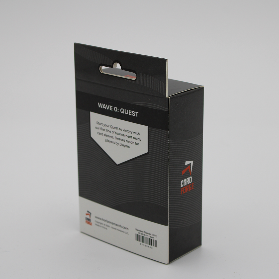 black card sleeves Card Forge