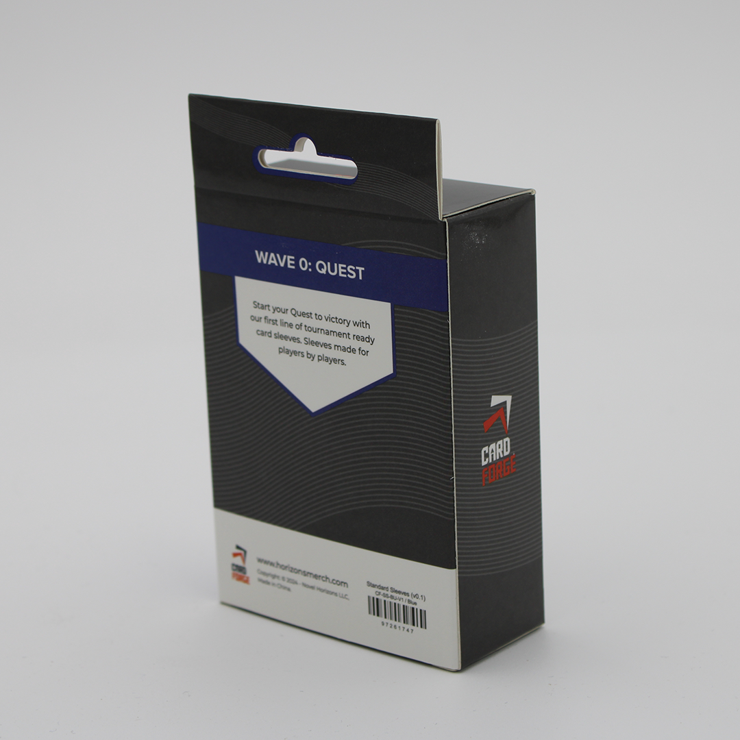 black and white card sleeves Card Forge