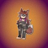 OverEzEggs - Standing Sticker (v2)