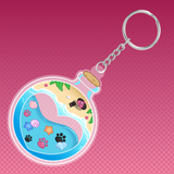 Summer Romi-and-the-sea Acrylic Keychain