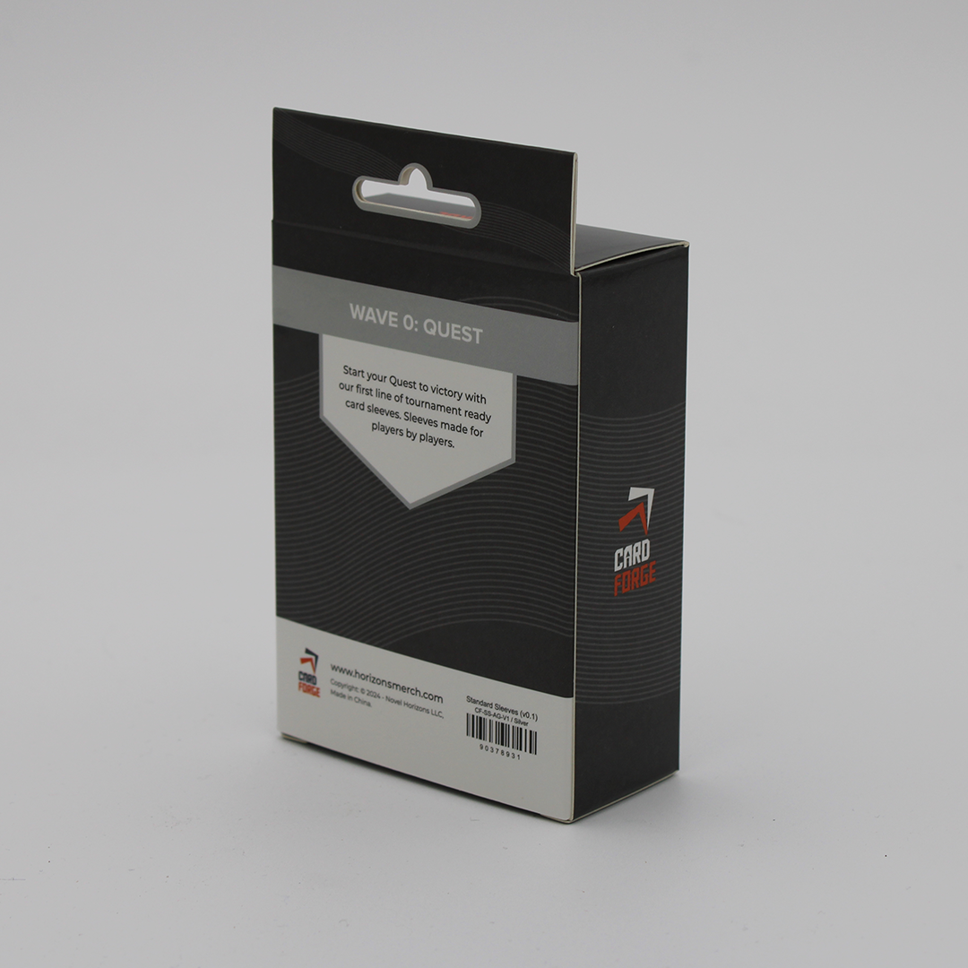 silver card sleeves Card Forge