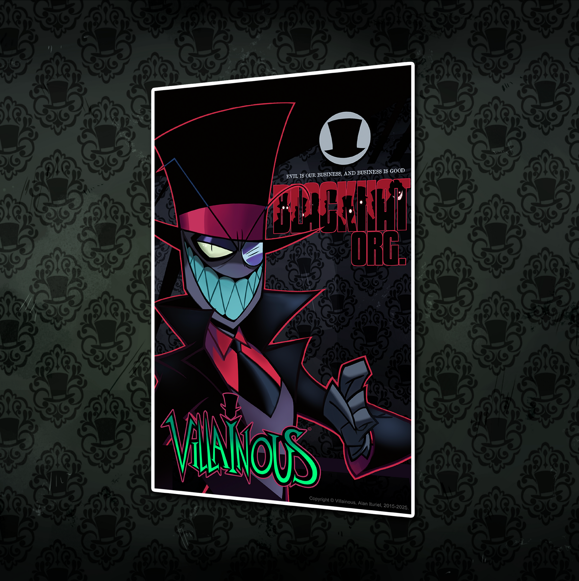 Villianous_BlackHat_Poster01. Villianous_BlackHat_Poster01.